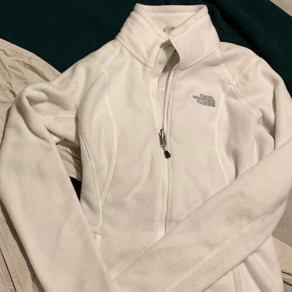 North face fleece zip up jacket